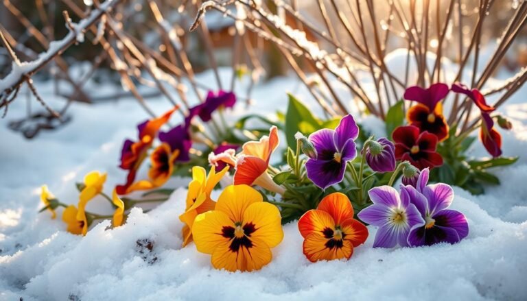 blumen im winter