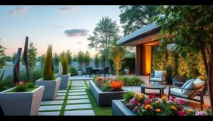 garten deko ideen modern