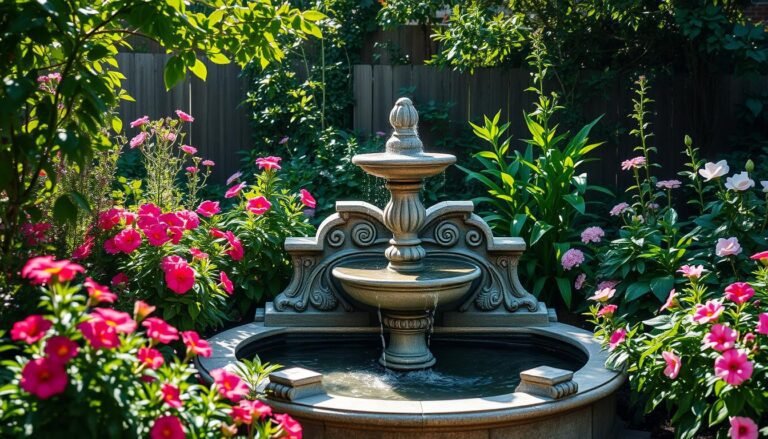 kleiner gartenbrunnen