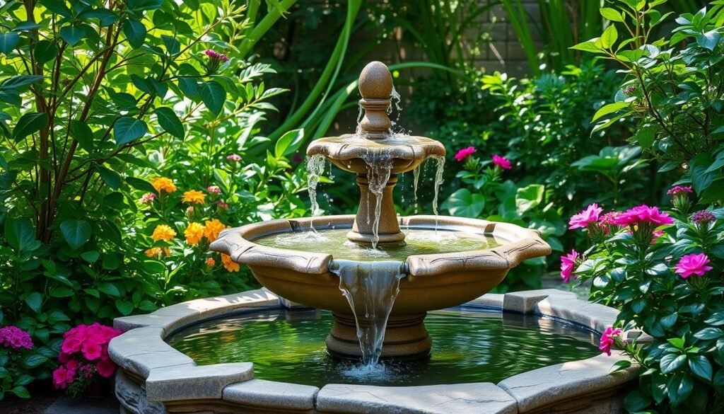 wasserspiel gartenbrunnen