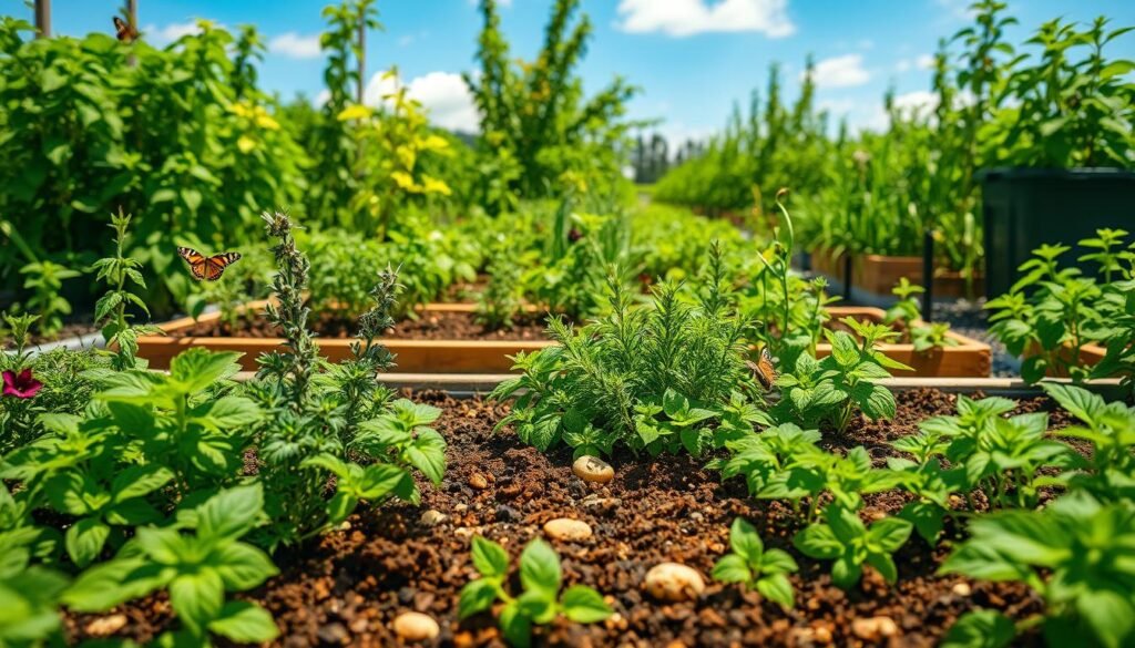 Kräuteranbau im nachhaltigen Garten