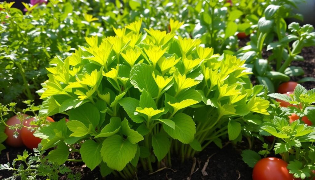 currykraut im Garten