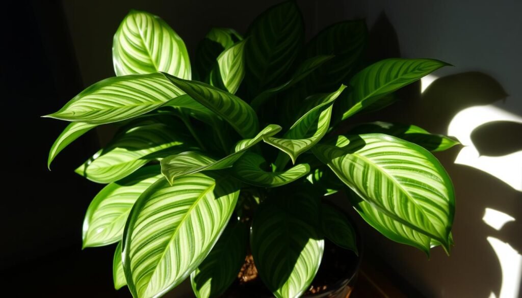 Aglaonema Zimmerpflanze für wenig Licht