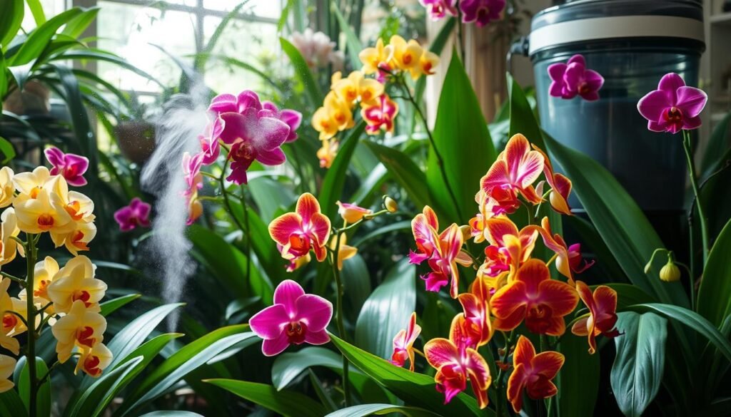 Luftfeuchtigkeit für Orchideen