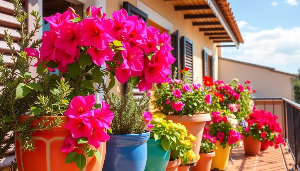 Mediterrane Balkonblumen pflegeleicht