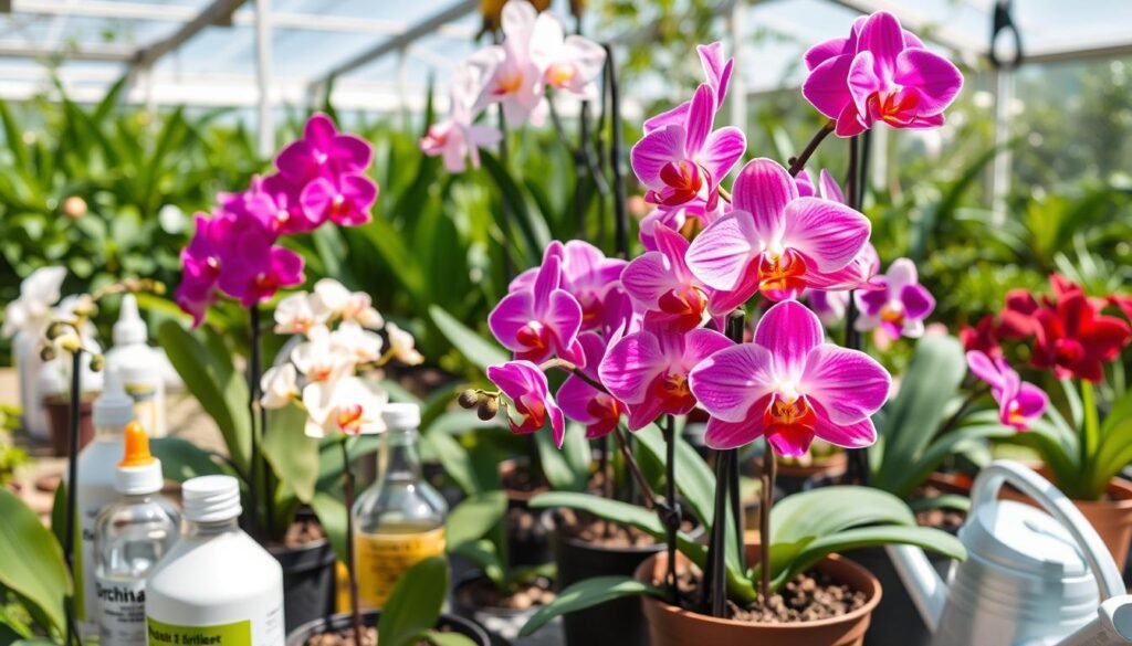 Orchideen pflegen durch Düngung