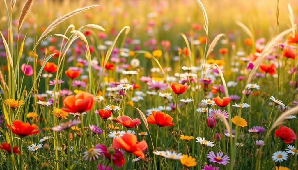 Aussaat von Wildblumen