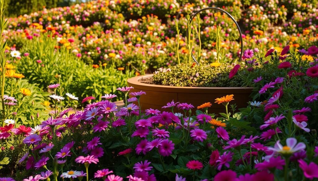 Gartenplanung mit Blumige