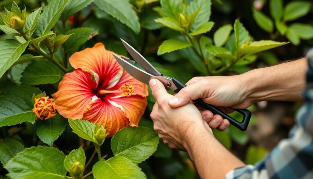 Hibiskus schneiden