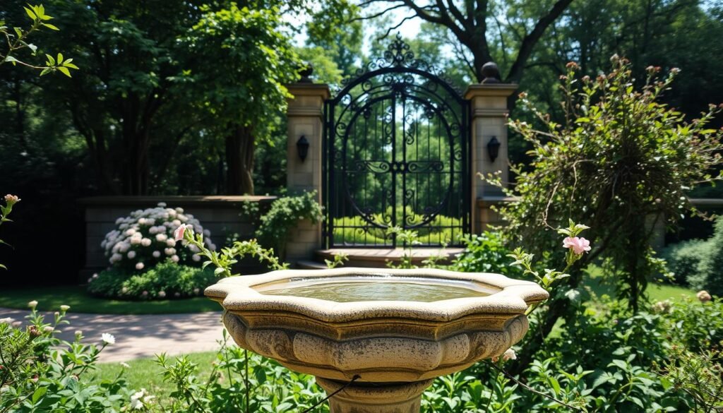 Historische Bauelemente im Garten