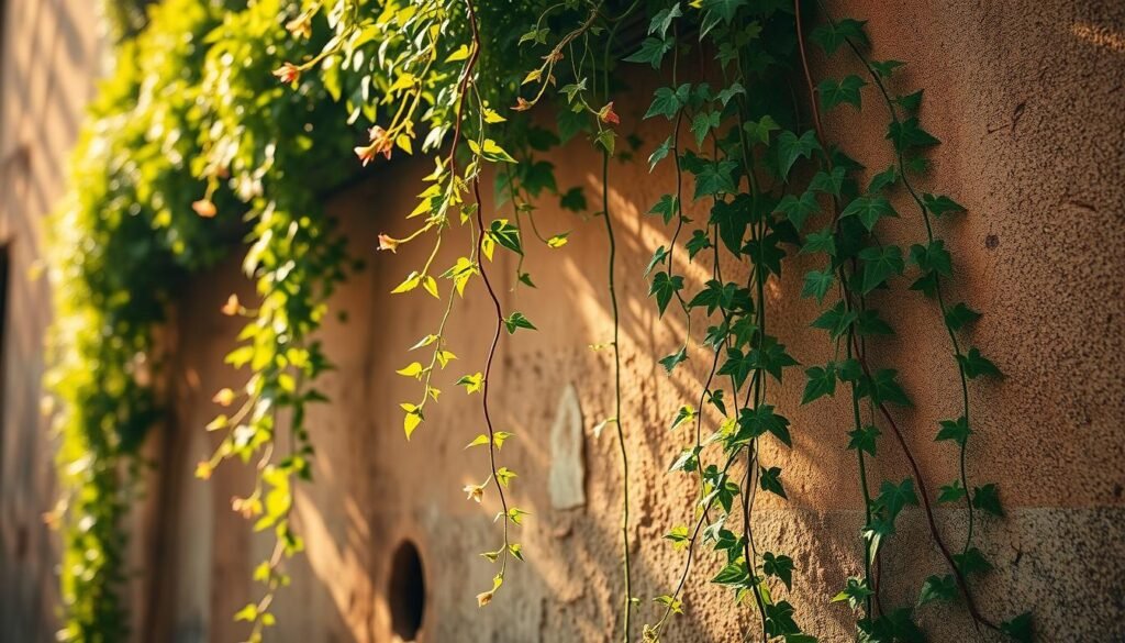 Kletterpflanze an der Wand Kletterpflanze an der Wand