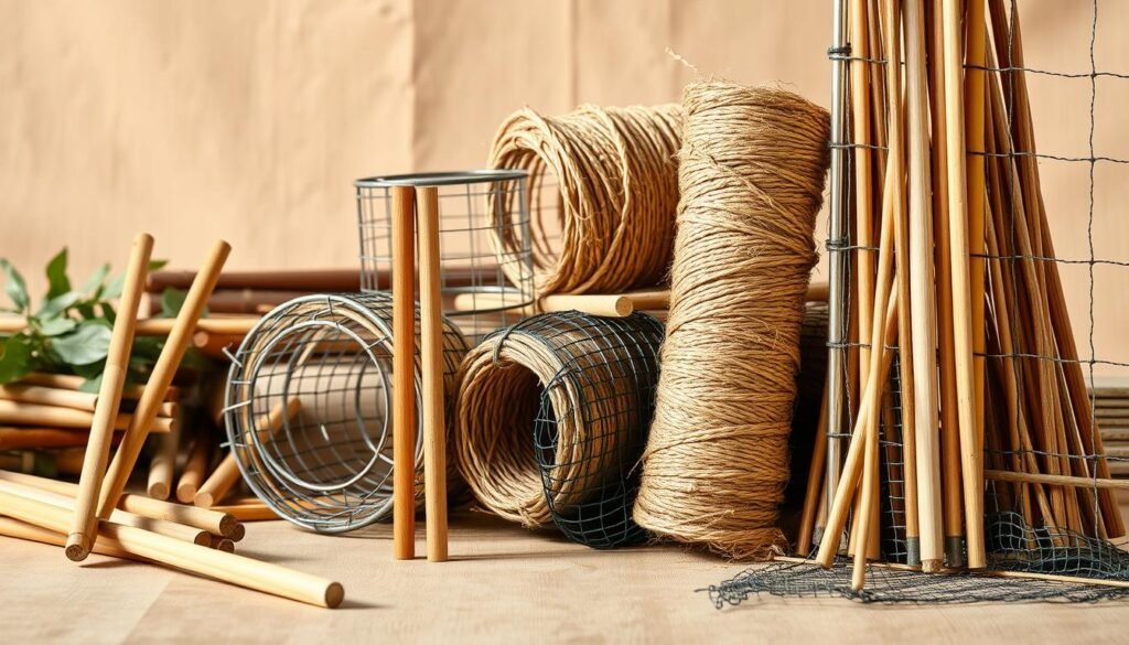 Materialien für Rankhilfen Materialien für Rankhilfen