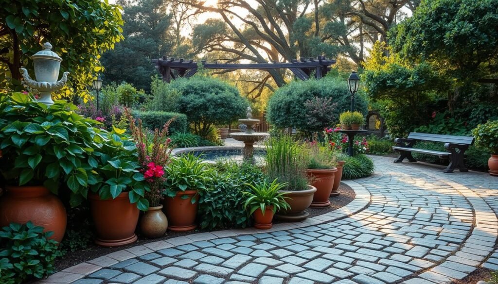 Materialien und Techniken im Garten