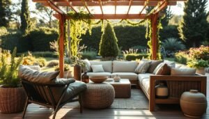 Outdoor-Möbel und Dekoration