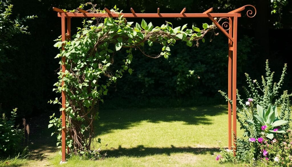 Rankgerüst im Garten Rankgerüst im Garten