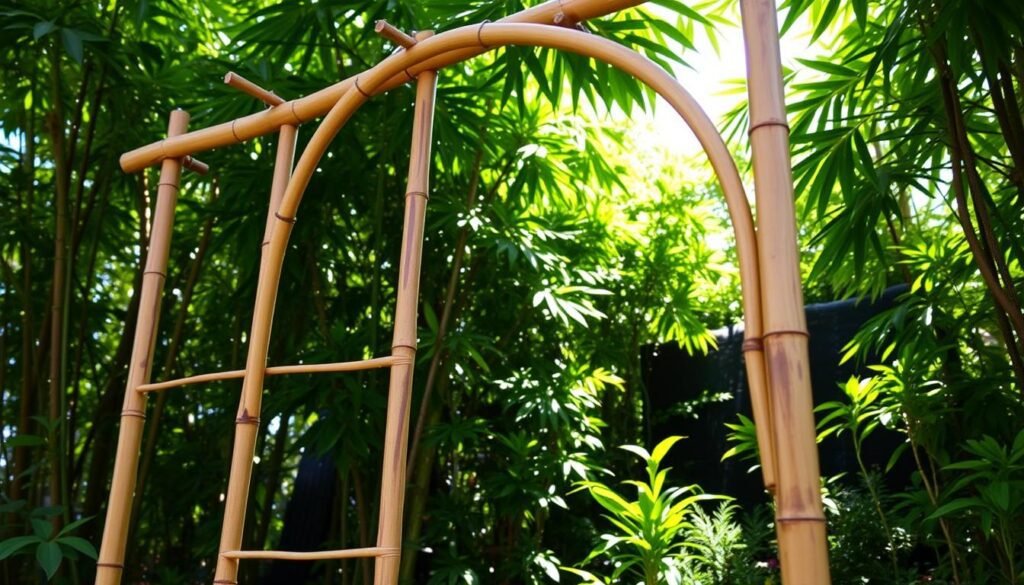 Rankhilfe aus Bambus Rankhilfe aus Bambus