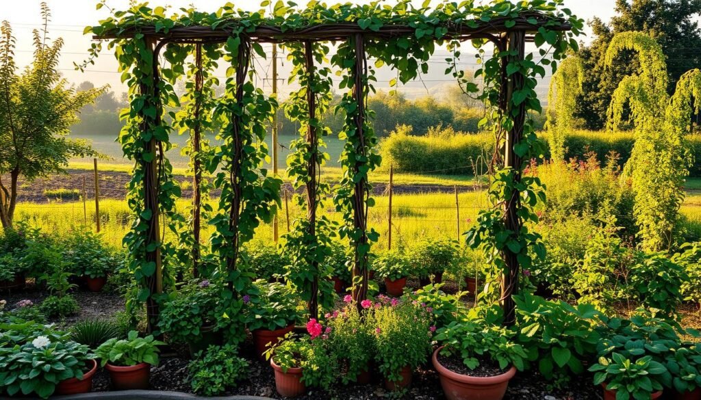 Rankhilfe im Garten Rankhilfe im Garten