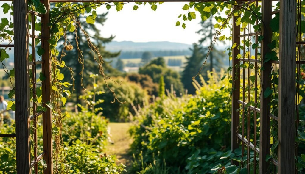 Rankhilfe im Garten Rankhilfe im Garten