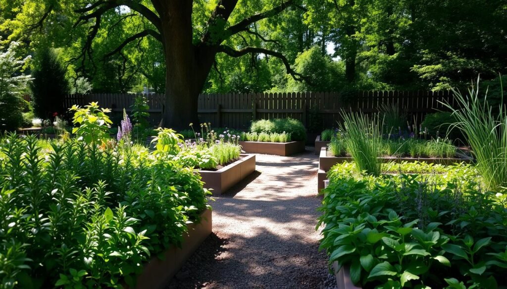 Standort im Kräutergarten