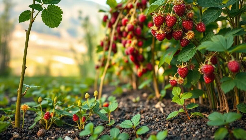 Vermehrung von Himbeeren