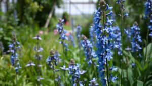 blaue Blüten in der Botanik