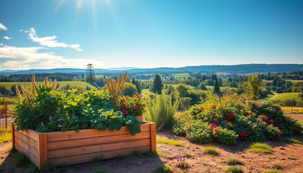 Alternative Anbauformen Hochbeet und Hügelbeet
