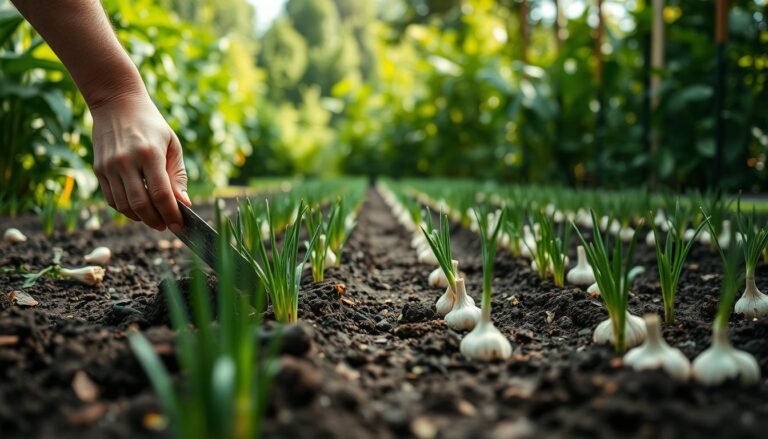 Knoblauch Einpflanzen