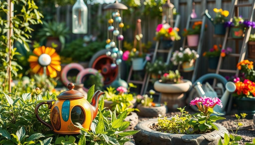 Kreative Gartendekoration