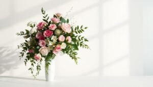 Moderne Blumendekoration