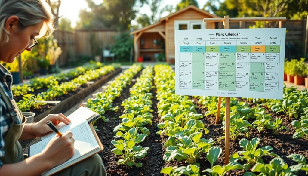 Organisation der Gartenarbeit