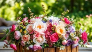 Saisonale Blumendeko