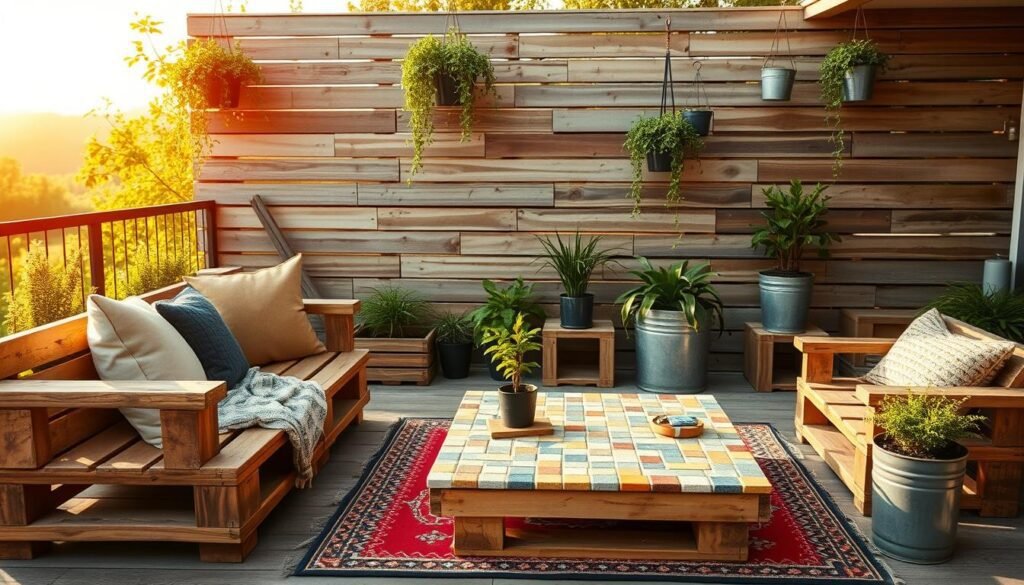 Upcycling Ideen Terrasse