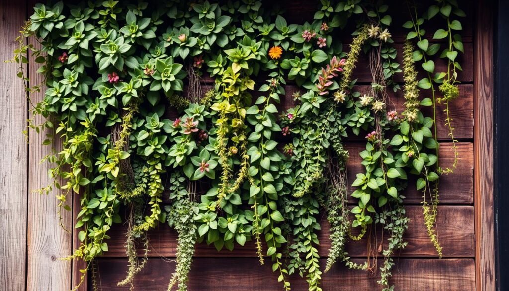 Vertikale Gärten und Wanddekorationen