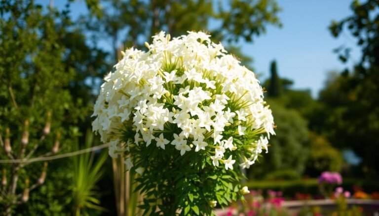 Weiß Blühender Strauch