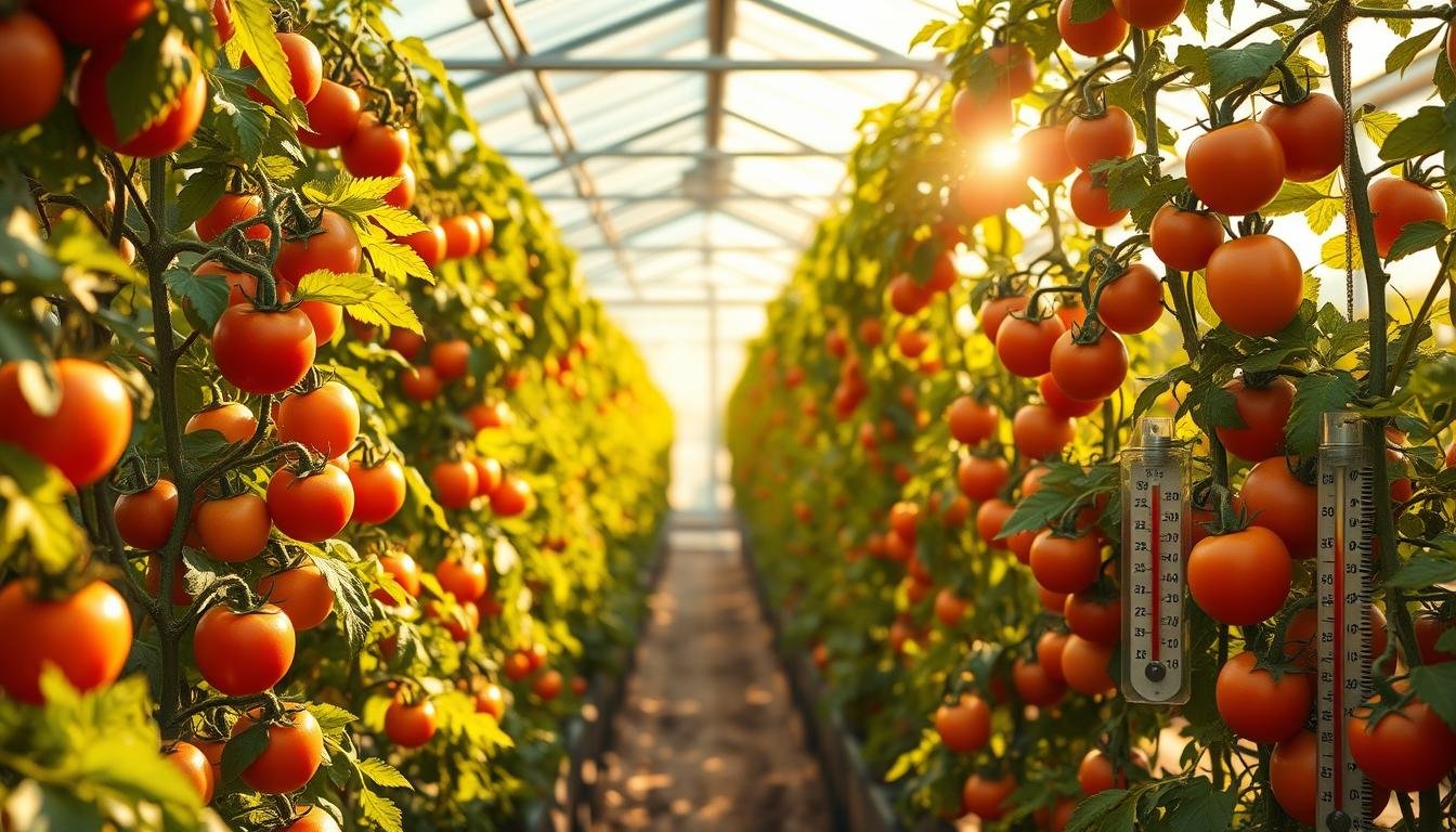 ab welcher temperatur tomaten ins gewächshaus