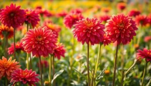 blühende sommerblumen Dahlie