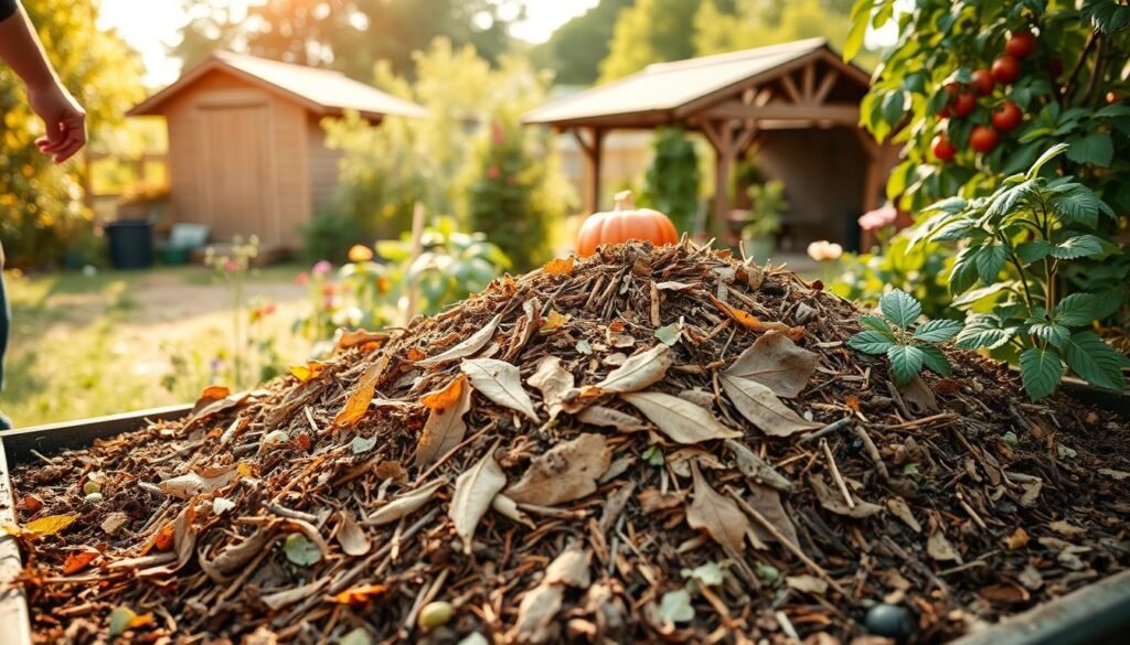 kompost richtig mischen