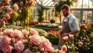 professionelle Beratung von Blumen