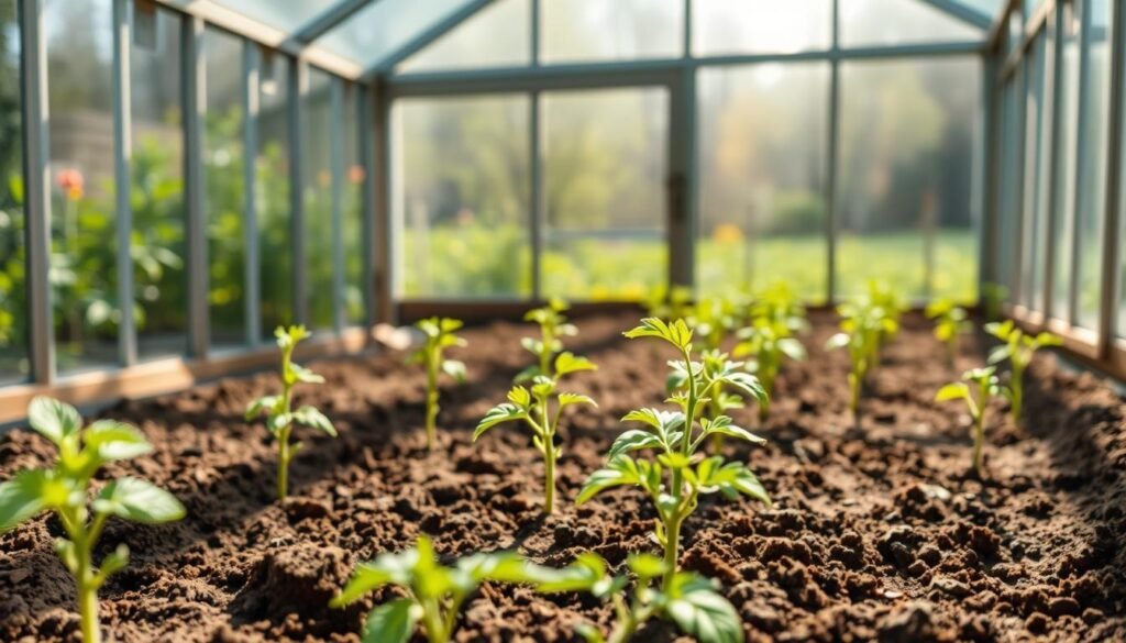 tomaten anpflanzen unbeheiztes gewächshaus