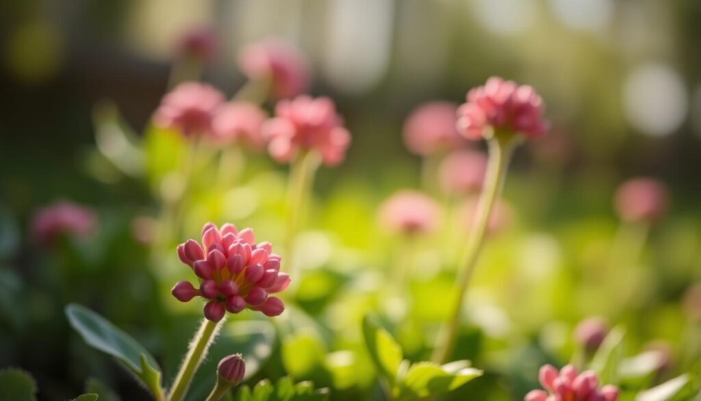 A closeup photograph of high-quality red clover (Trifolium incarnatum) seeds, showcased against a soft, blurred background. The seeds are evenly sized, plump, and display a vibrant, reddish-brown hue. Sunlight gently filters through, casting a warm, natural glow on the foreground. The depth of field is shallow, placing the focal point squarely on the seeds to emphasize their intricate texture and quality. The image conveys a sense of care, attention to detail, and the importance of selecting the right clover seeds for a thriving garden. A closeup photograph of high-quality red clover (Trifolium incarnatum) seeds, showcased against a soft, blurred background. The seeds are evenly sized, plump, and display a vibrant, reddish-brown hue. Sunlight gently filters through, casting a warm, natural glow on the foreground. The depth of field is shallow, placing the focal point squarely on the seeds to emphasize their intricate texture and quality. The image conveys a sense of care, attention to detail, and the importance of selecting the right clover seeds for a thriving garden.