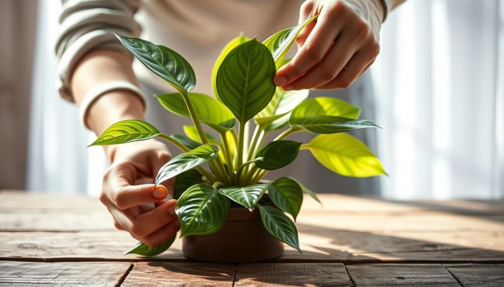 Dieffenbachia schneiden