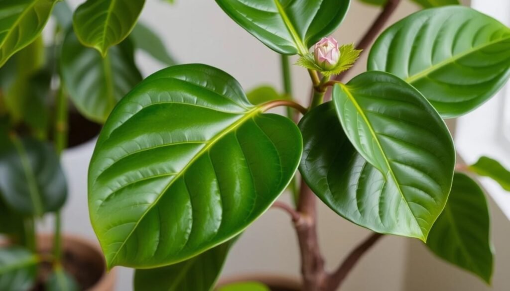 Ficus lyrata (Geigenfeige) Ficus lyrata (Geigenfeige) - Perfekt für Ecken, wo sie Höhe und Struktur bietet.