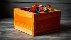 holz für blumenkasten