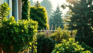 immergrüne pflanzen für den balkon