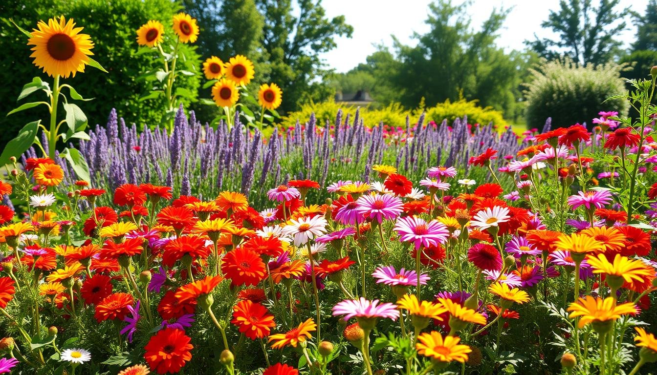 sommerblumen garten